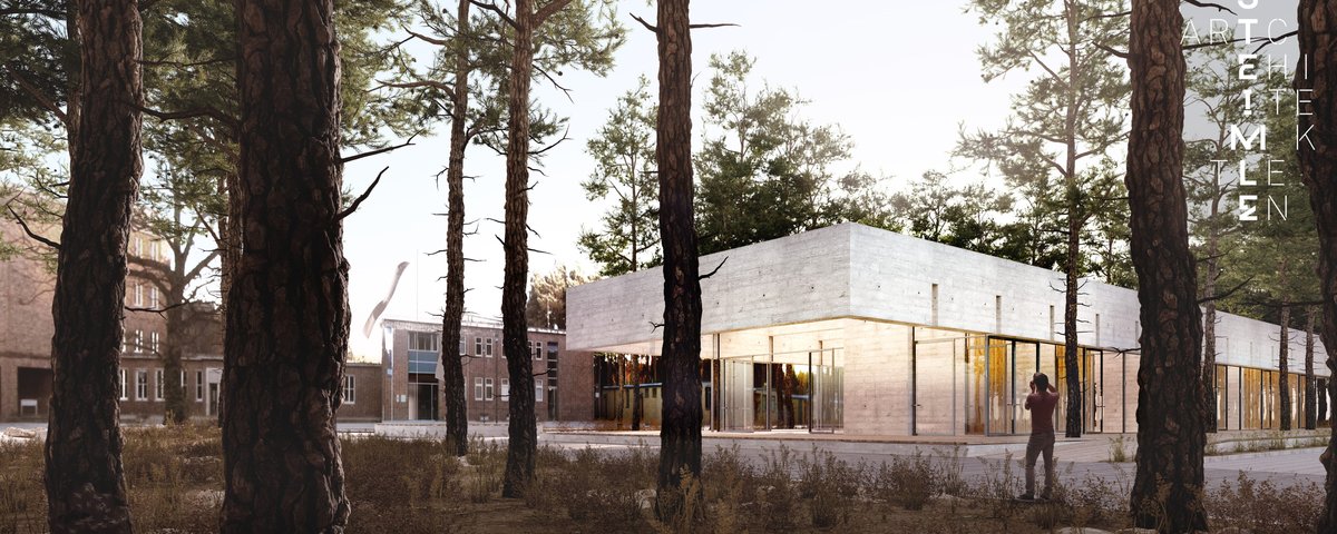 UNESCO-Besucherzentrum am Bauhaus Bernau von außen