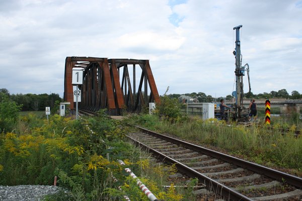 Brücke der Ostbahn über die Oder